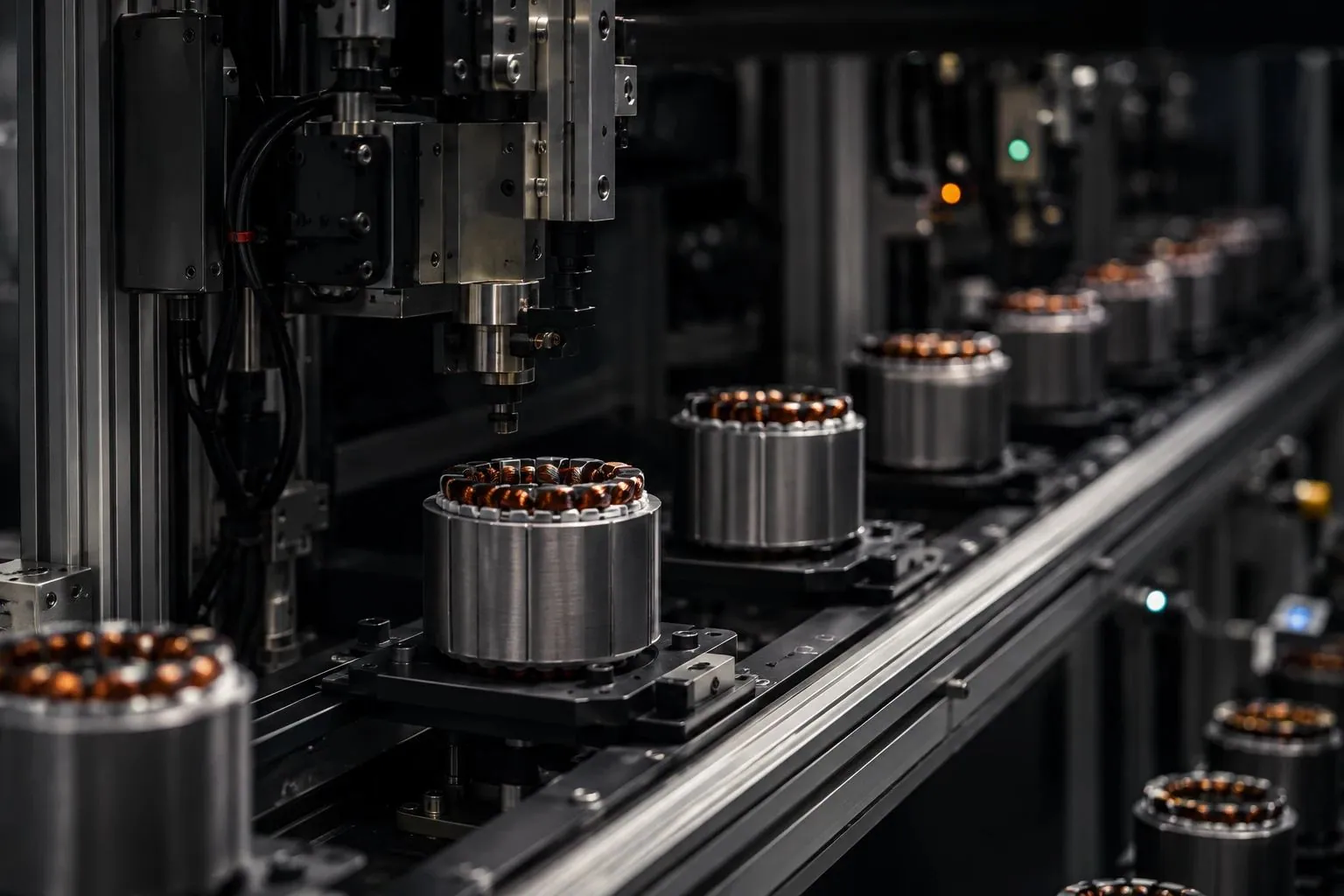 Automated stator production line